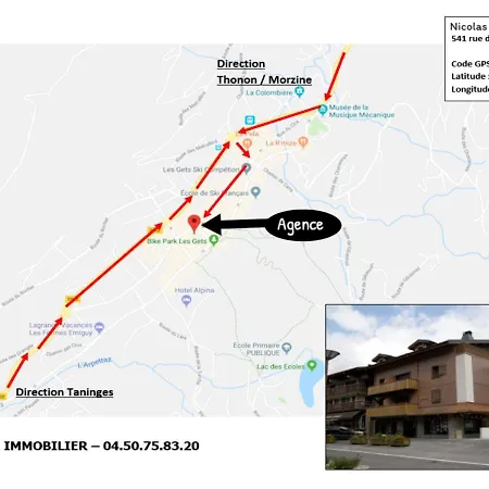 Bel Aux Gets - Proche Des Pistes Avec Balcon Et Parking - Fr-1-623-203 Apartment *